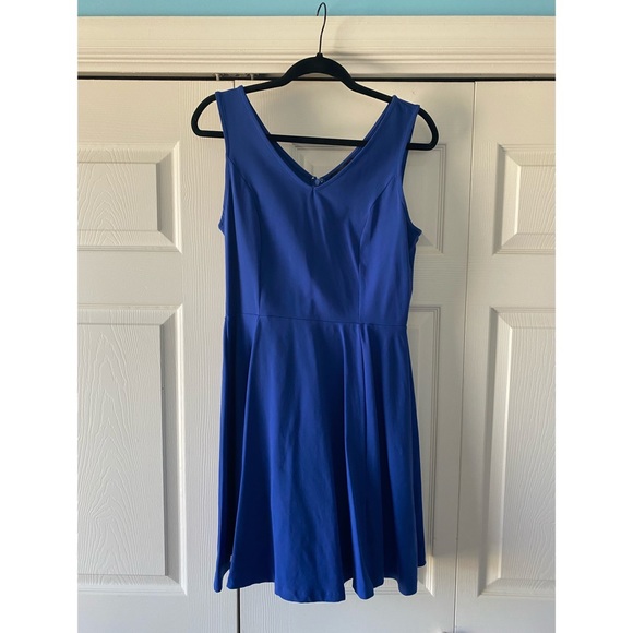 Stretchy Cynthia Rowley royal blue dress - Picture 1 of 2